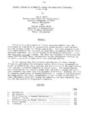 Seaweed farming as alternative income for small-scale fishermen: a case study