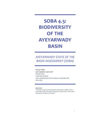 Biodiversity of the Ayeyarwady Basin