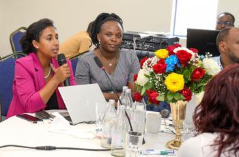 Facilitators lead participants through interactive discussions on inclusive agrifood systems.