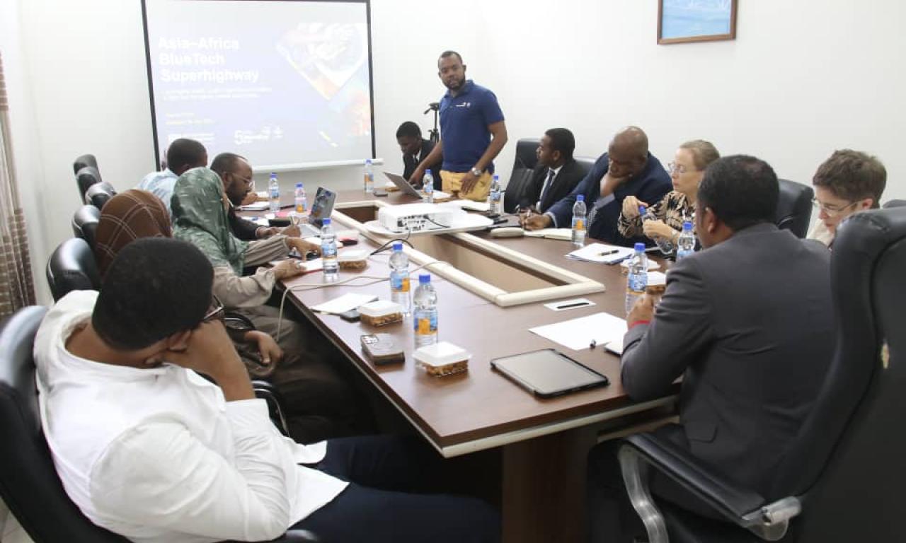 UK High Commissioner Visits Zanzibar to See BlueTech Innovation in Action 