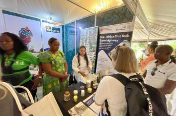 AABS booth at IFAJ in Nairobi