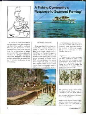 A fishing community's response to seaweed farming