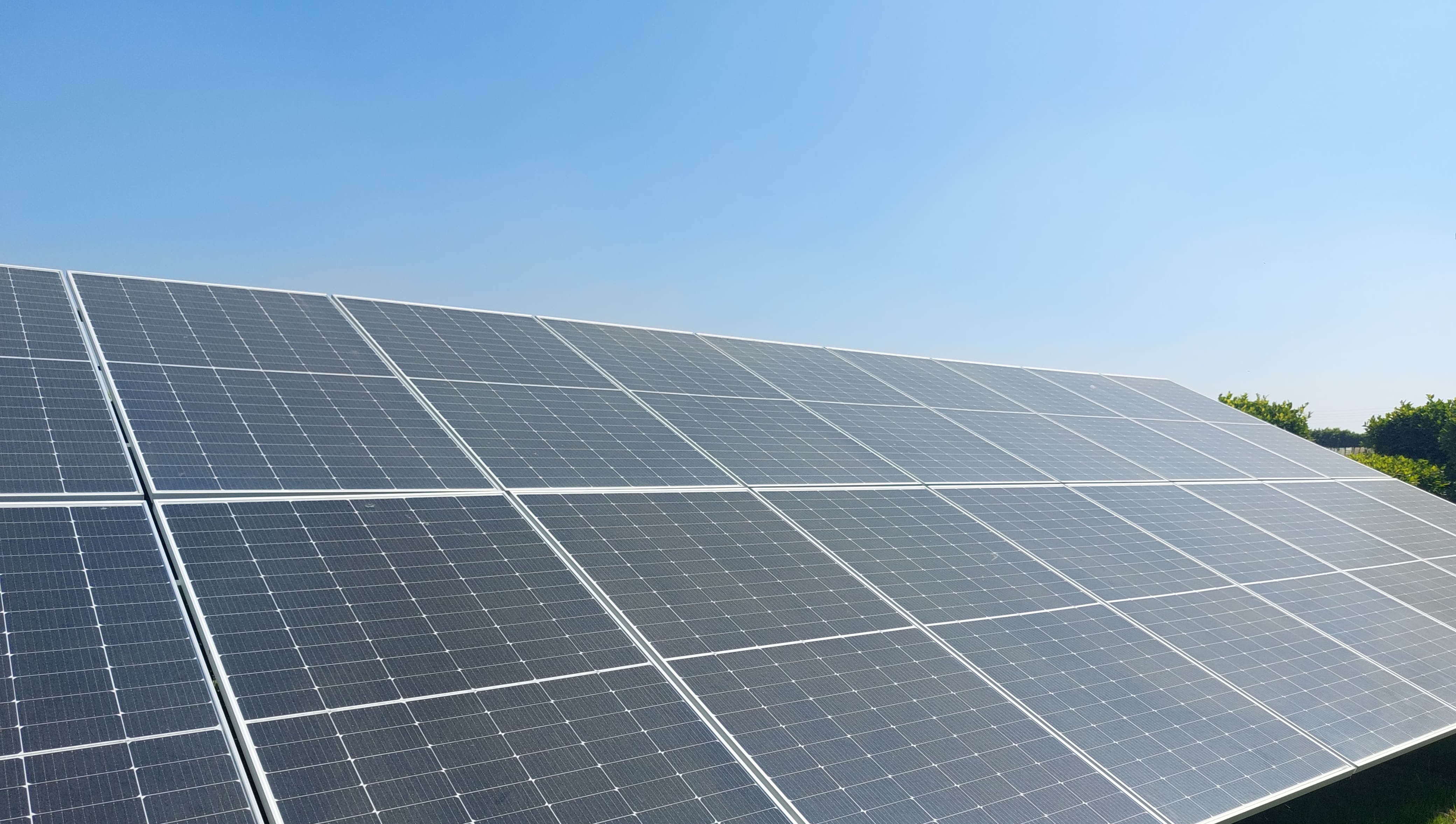 The solar station established with Norway’s funding sited at WorldFish, Egypt. Photo by: Hussam Shaheen, Research Assistant, WorldFish - Egypt.