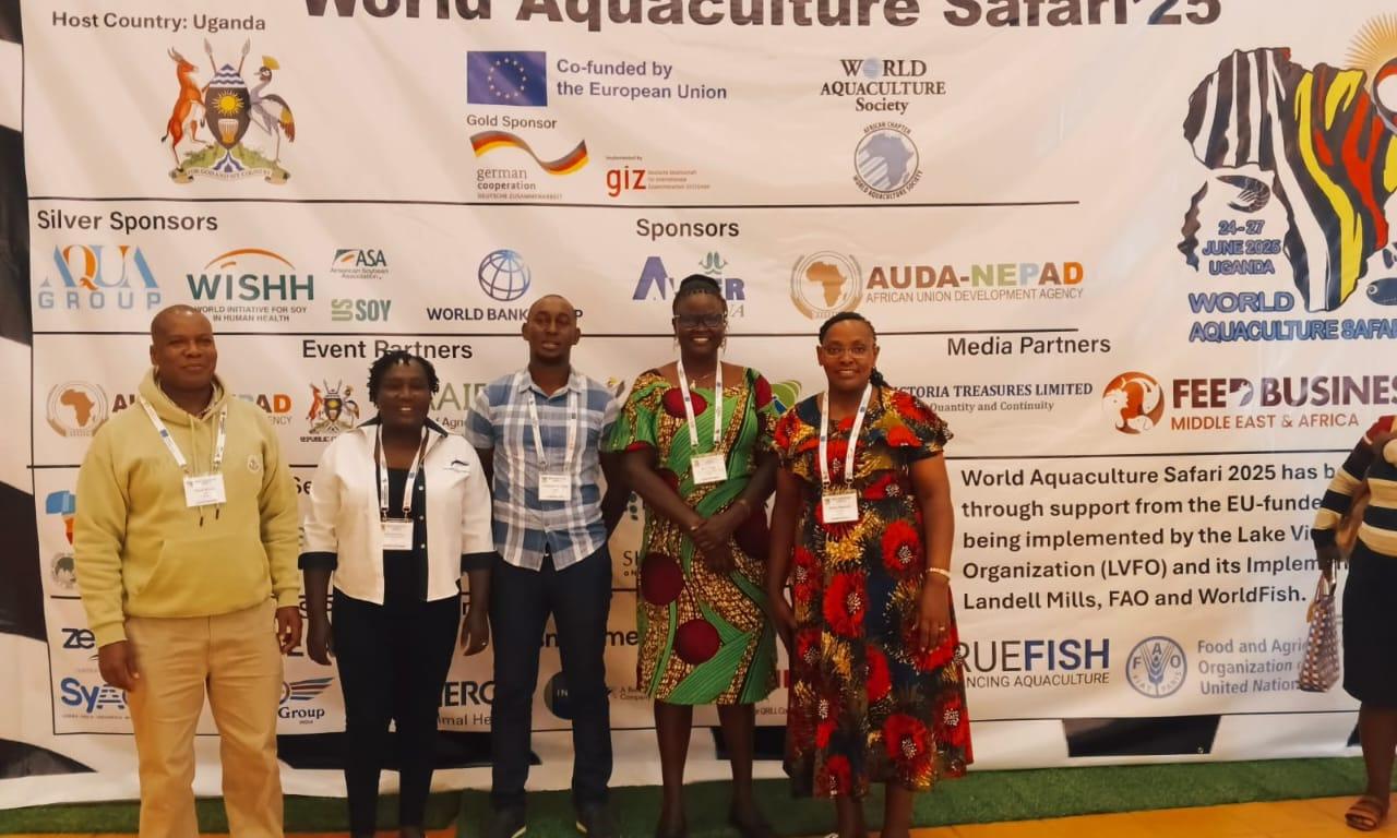 WorldFish team with colleagues from KMFRI 