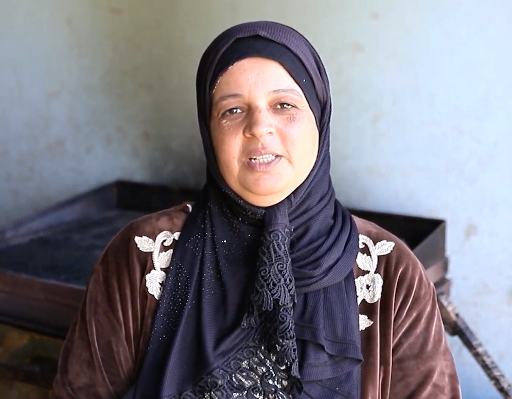 Faten Salem Hussein, a fish retailer in Kafr El Sheikh.