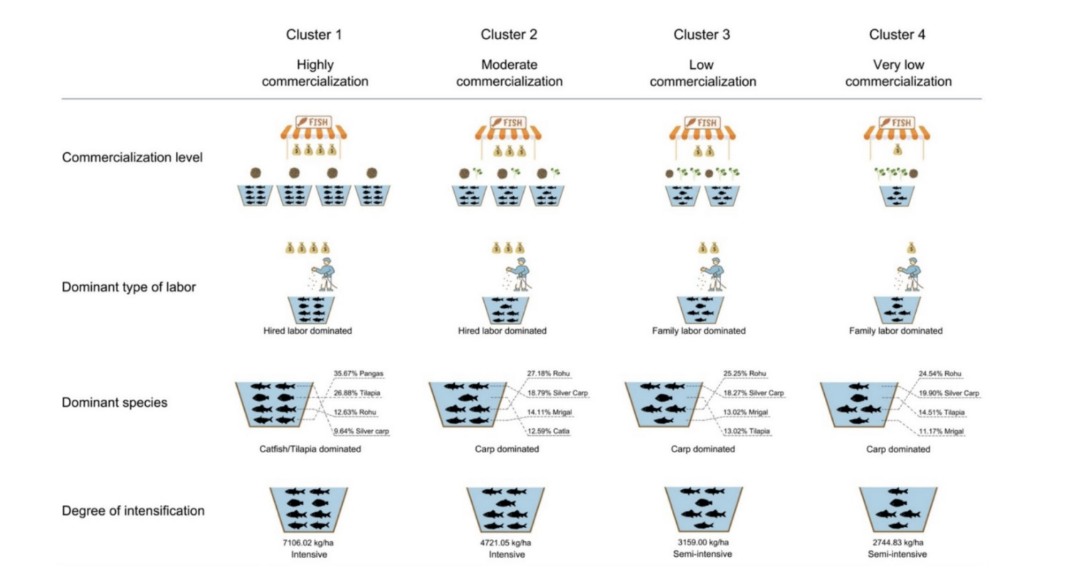 Typology of Carp Production Systems in Bangladesh